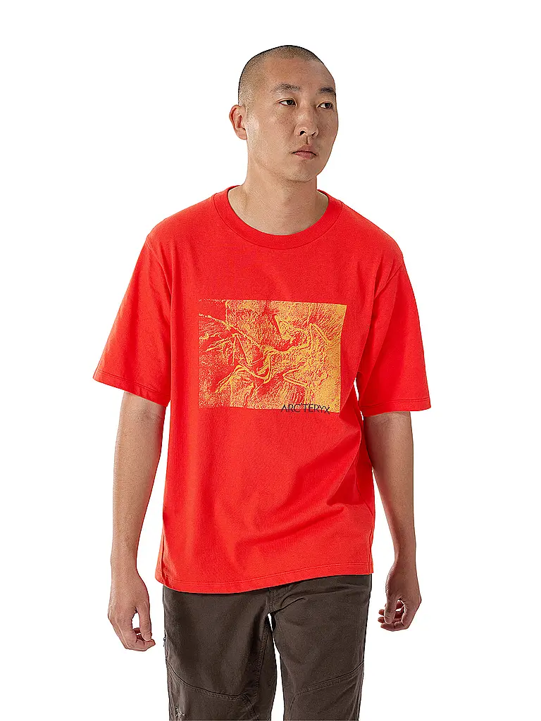 ARCTERYX | T-shirt Kragg homme | Rouge