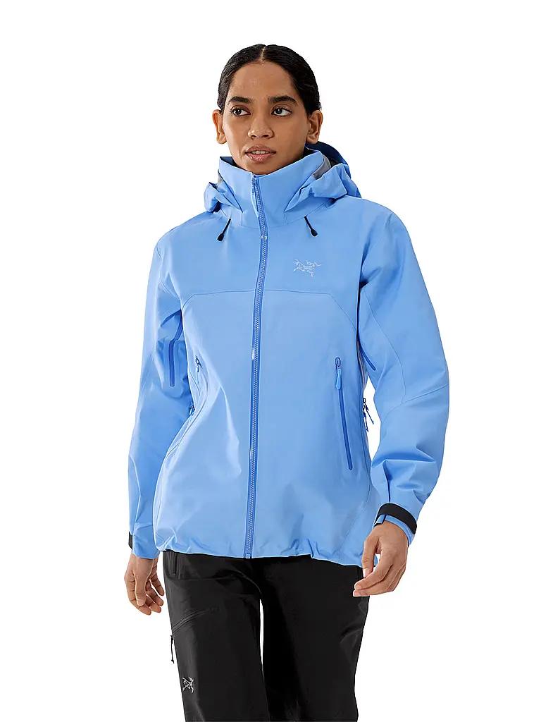 ARCTERYX | Veste de randonnée femme Beta AR 3L GTX Pro à capuche | Bleu clair