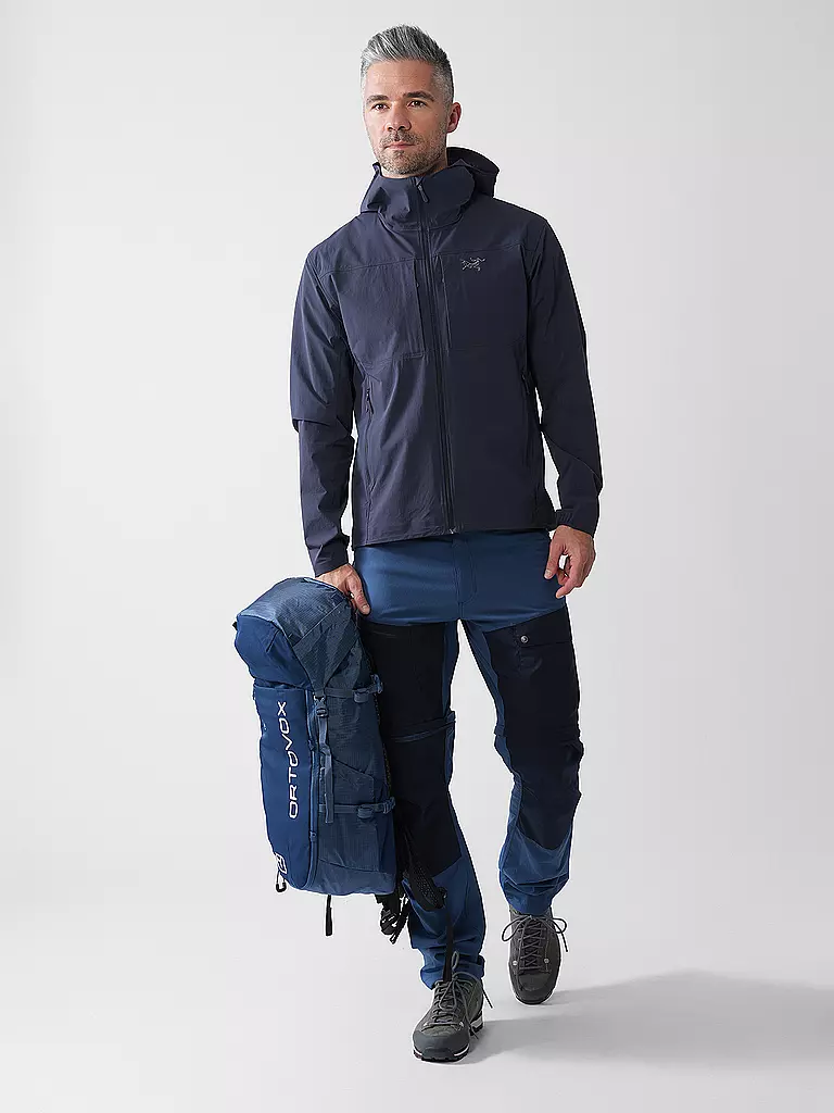 ARCTERYX | Veste softshell Gamma LW à capuche pour homme | Noir