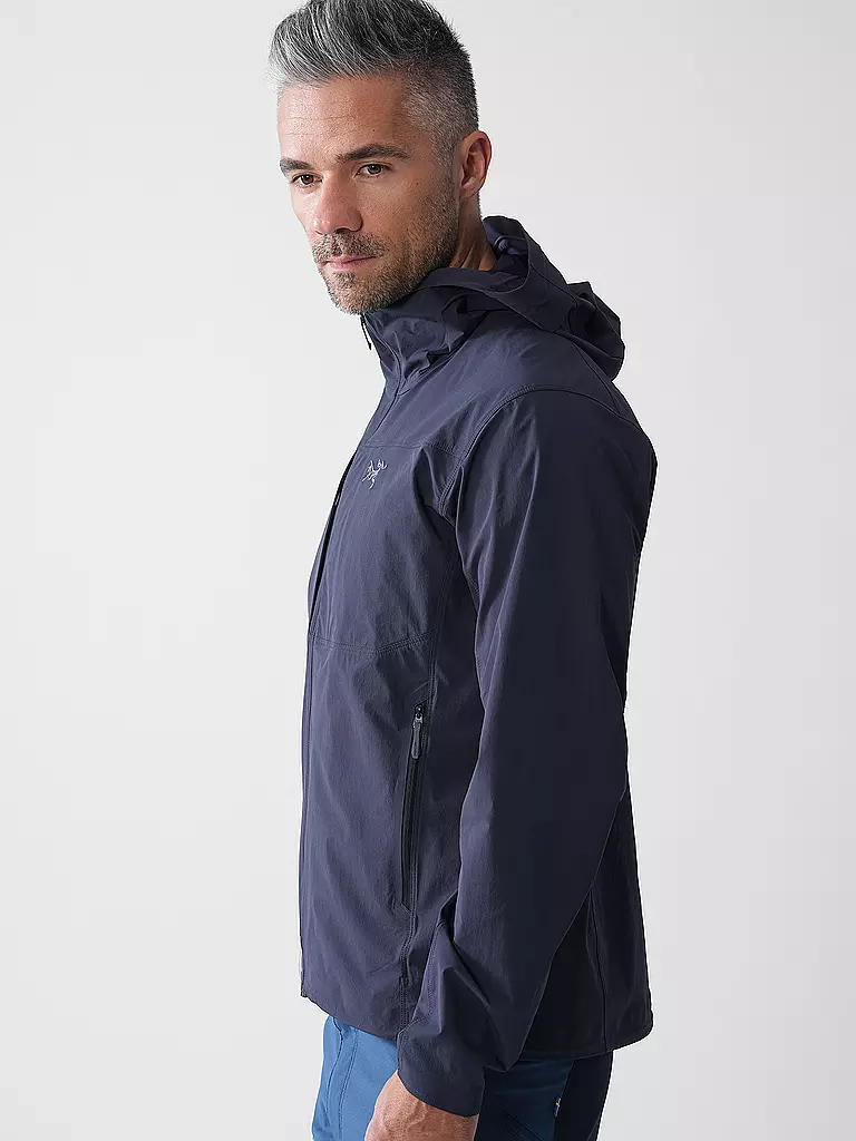 ARCTERYX | Veste softshell Gamma LW à capuche pour homme | Noir