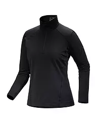 ARCTERYX | Zipshirt fonctionnel Rho pour femmes | Noir