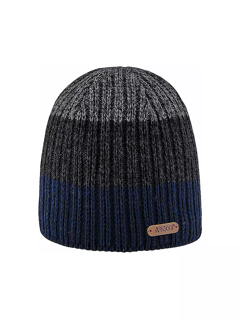 ARECO | Bonnet chiné | Bleu foncé
