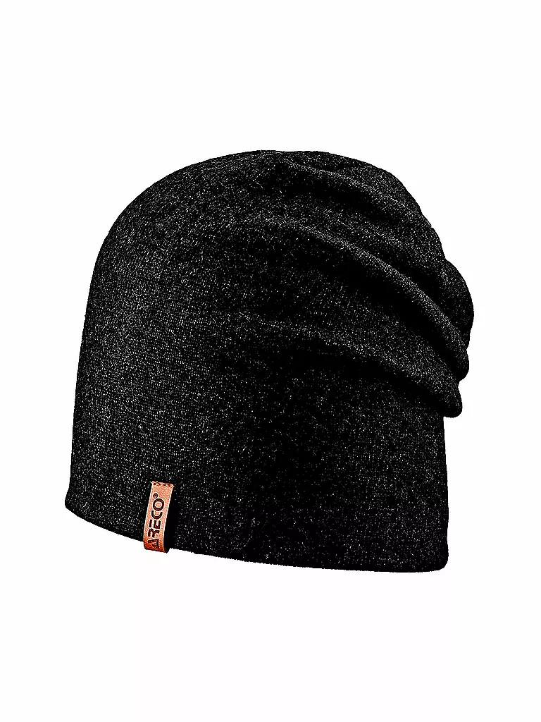 ARECO | Mütze Kaschmir | Noir