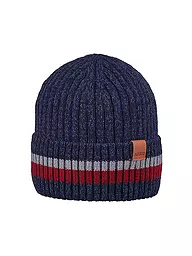 ARECO | Bonnet enfant à revers Kids Stripes | Bleu foncé