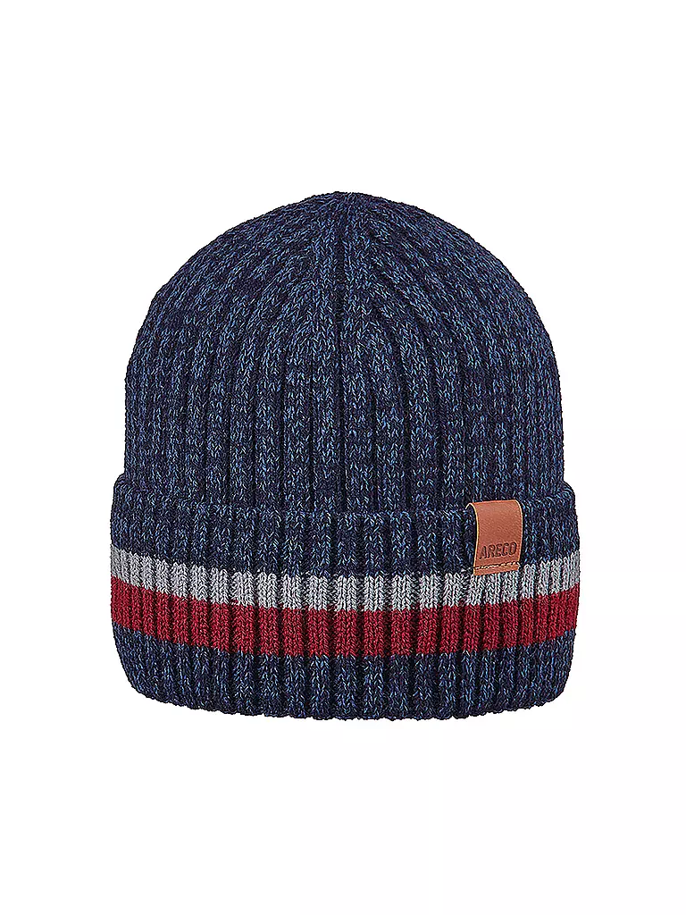 ARECO | Mütze Umschlag Kids Stripes pour enfants | Bleu foncé