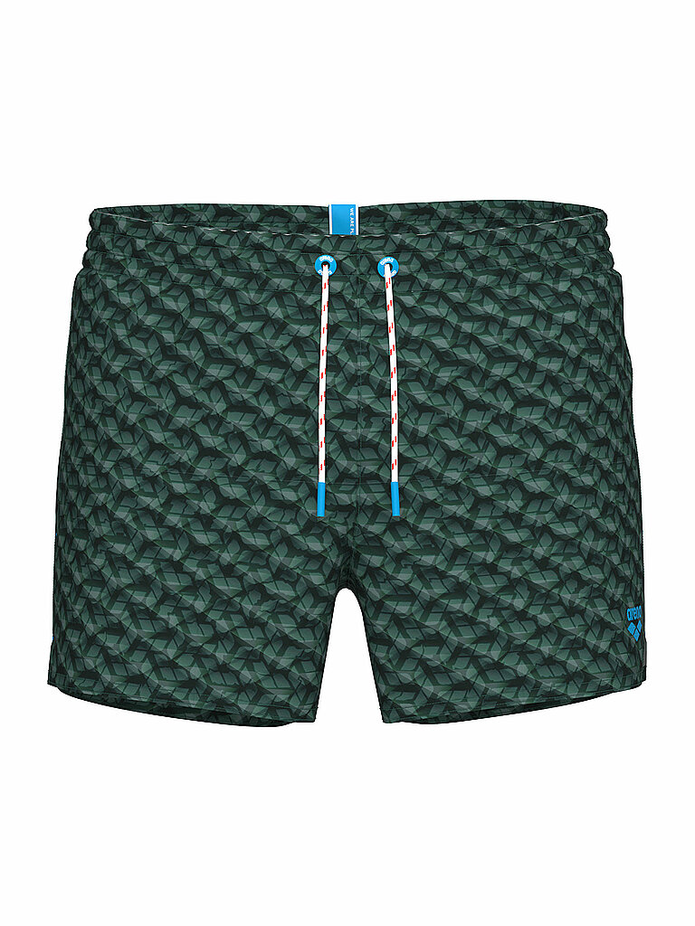 Short de bain Water Prints vert foncé XXL