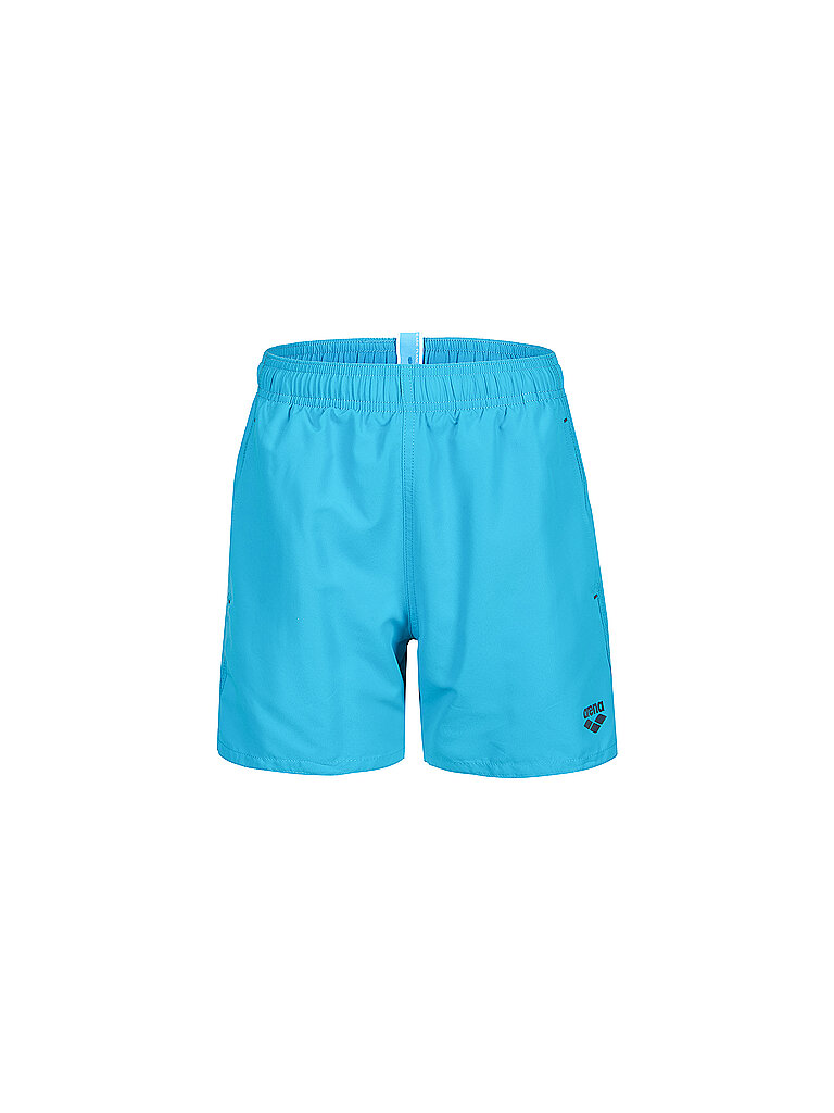 Short de bain boxer uni pour garçon turquoise 164