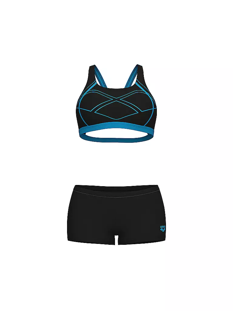 ARENA | Bikini Graphic Femme | Noir