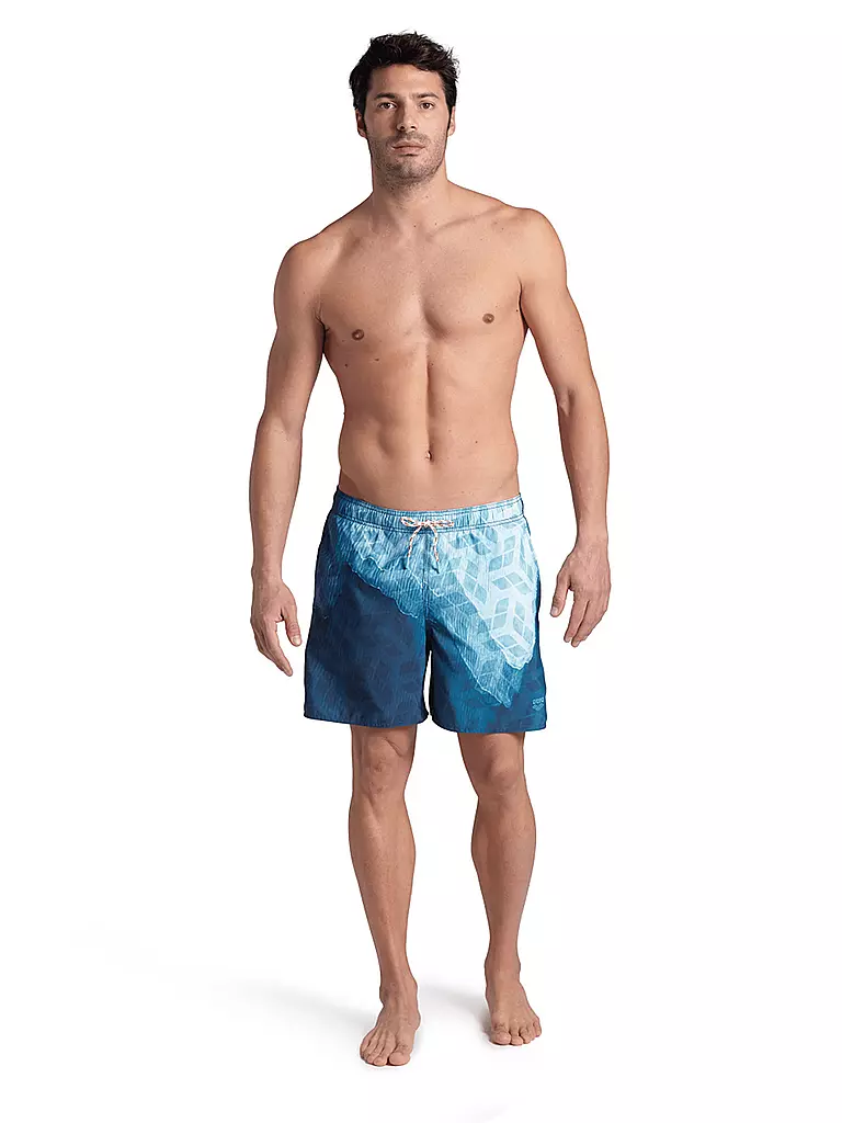 ARENA | Herren Badeshort Beach Boxer Placed | Multicolore
