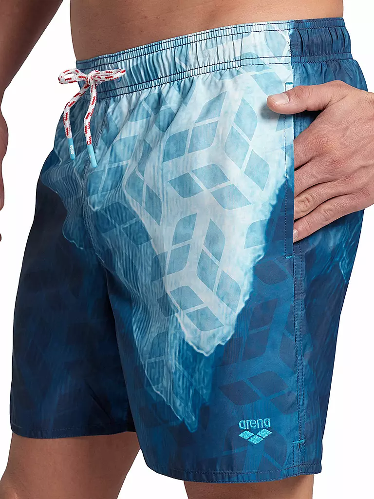 ARENA | Herren Badeshort Beach Boxer Placed | Multicolore