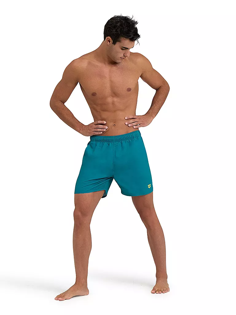 ARENA | Herren Badeshort Fundamentals | Vert foncé