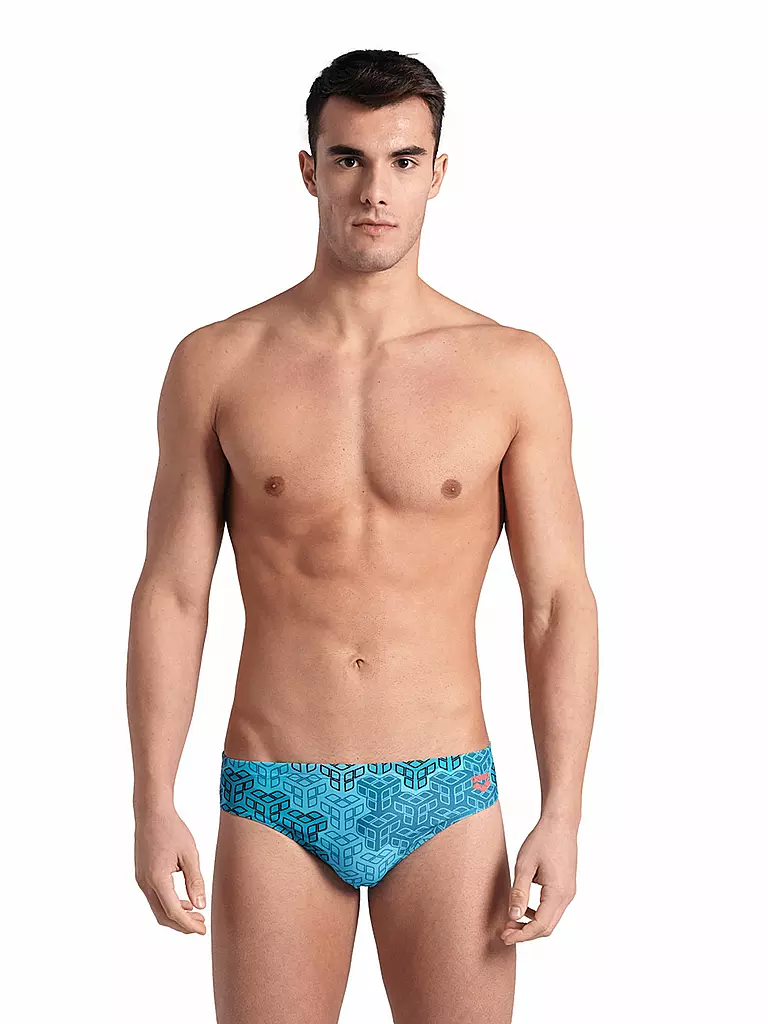 ARENA | Herren Badeslip Camo Kikko | Bleu foncé