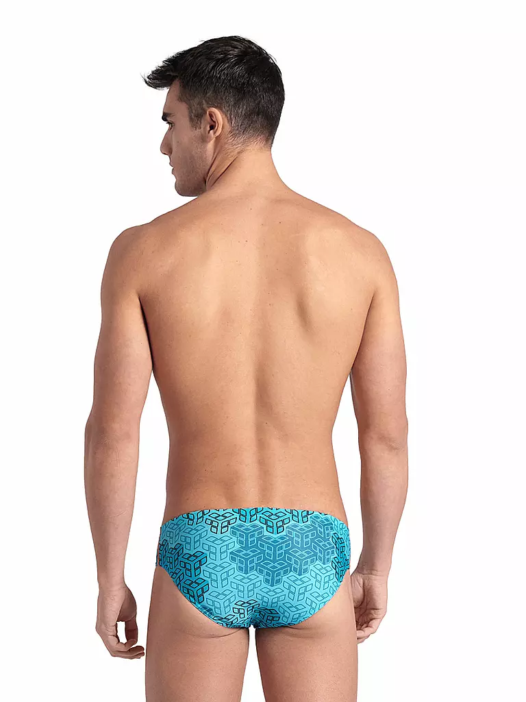 ARENA | Herren Badeslip Camo Kikko | Bleu foncé