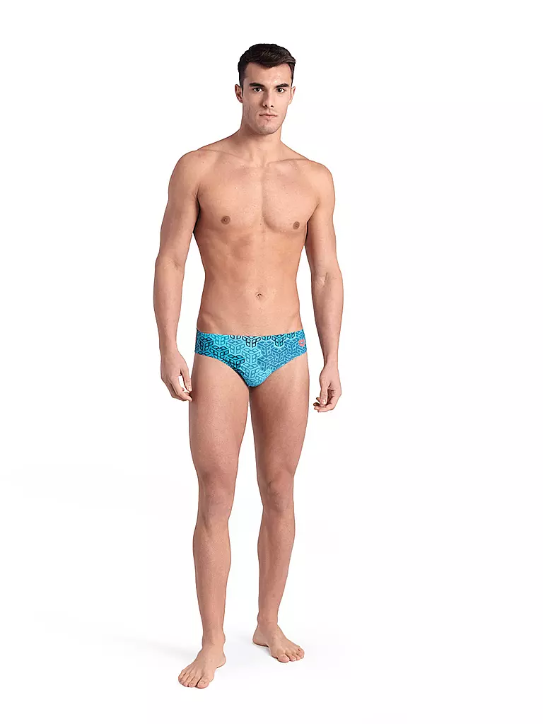 ARENA | Herren Badeslip Camo Kikko | Bleu foncé