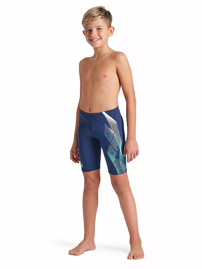 ARENA | Jammer de bain garçon Sea Water | Bleu foncé