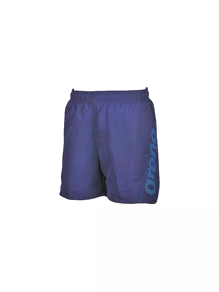 ARENA | Jungen Badeshort Fundamentals Logo | Bleu foncé