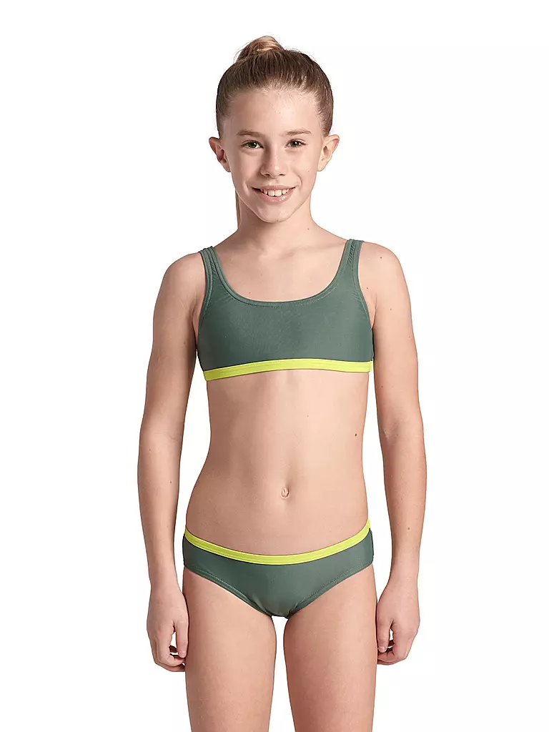 ARENA | Mädchen Bikini Essentials | Olive