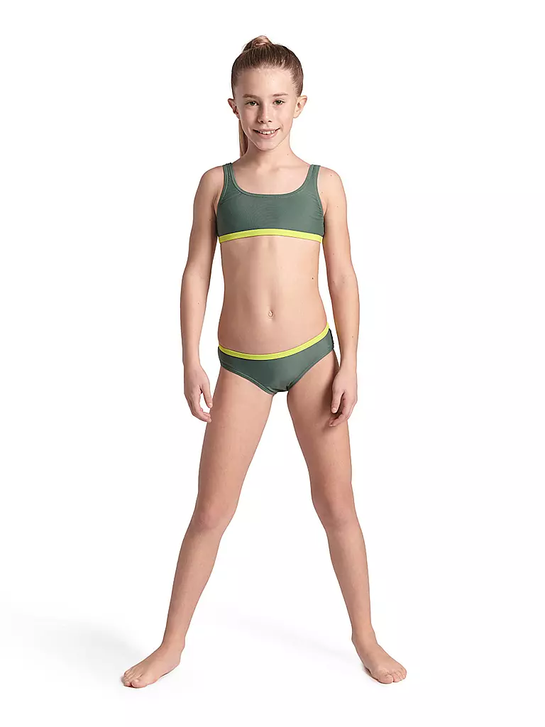 ARENA | Mädchen Bikini Essentials | Olive