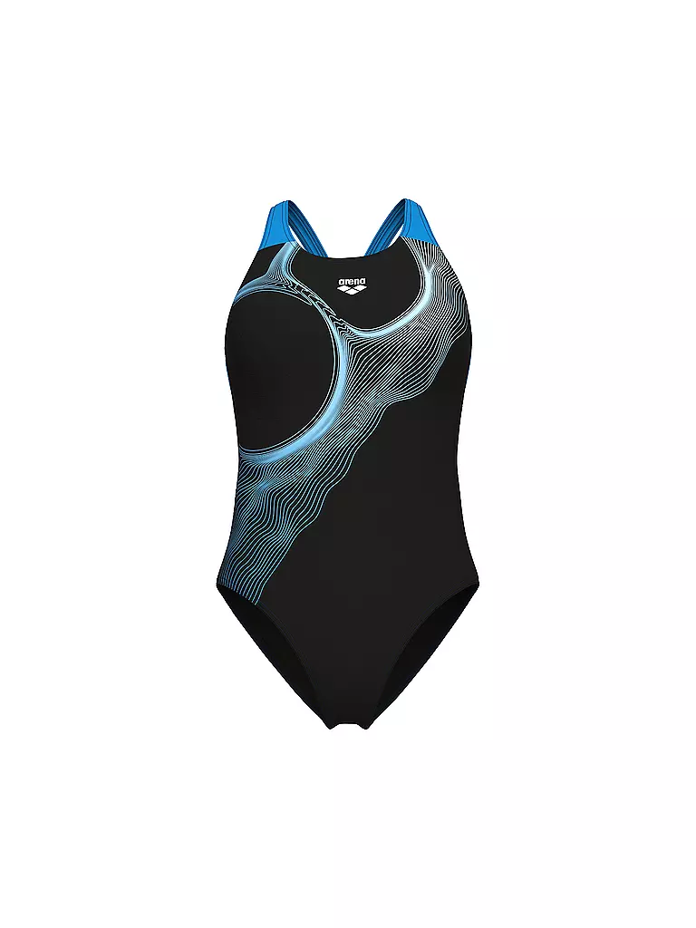 ARENA | Maillot de bain femme Ripples V-Back | Noir