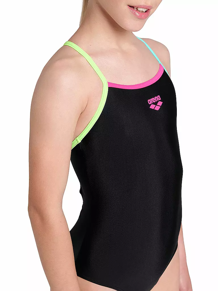 ARENA | Maillot de bain fille Light Drop Solid | Noir