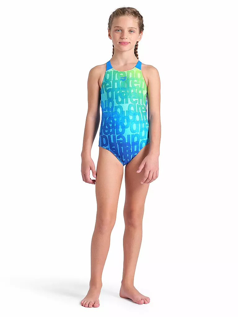ARENA | Maillot de bain fille multicolore | Bleu