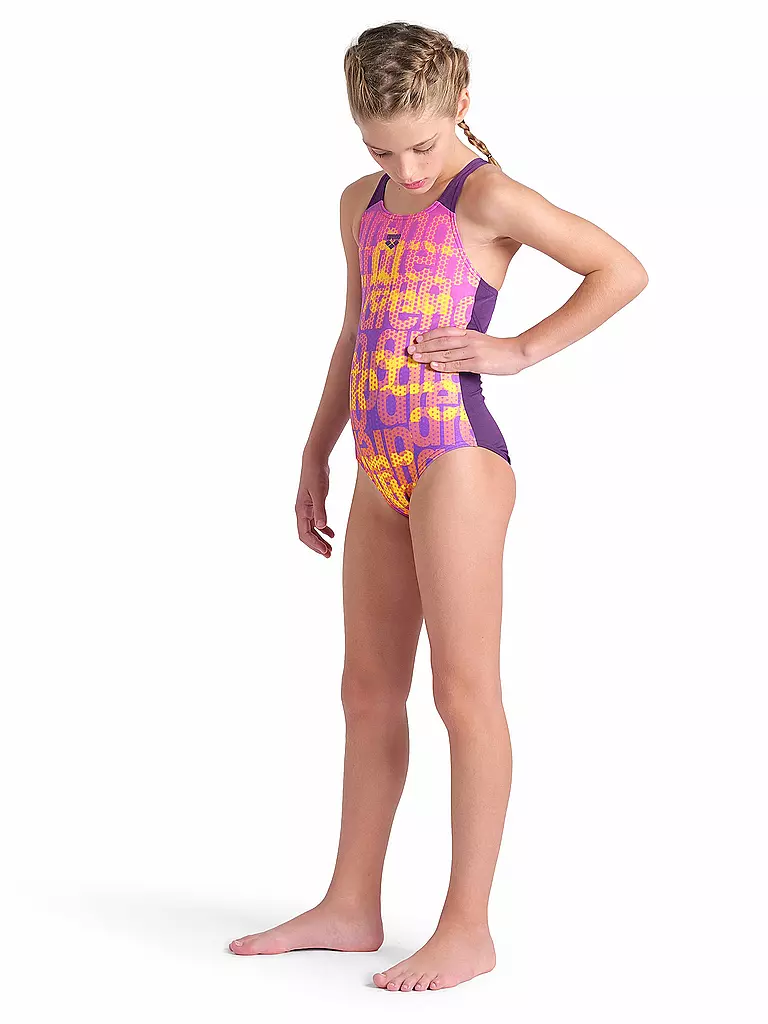 ARENA | Maillot de bain fille multicolore | Rose