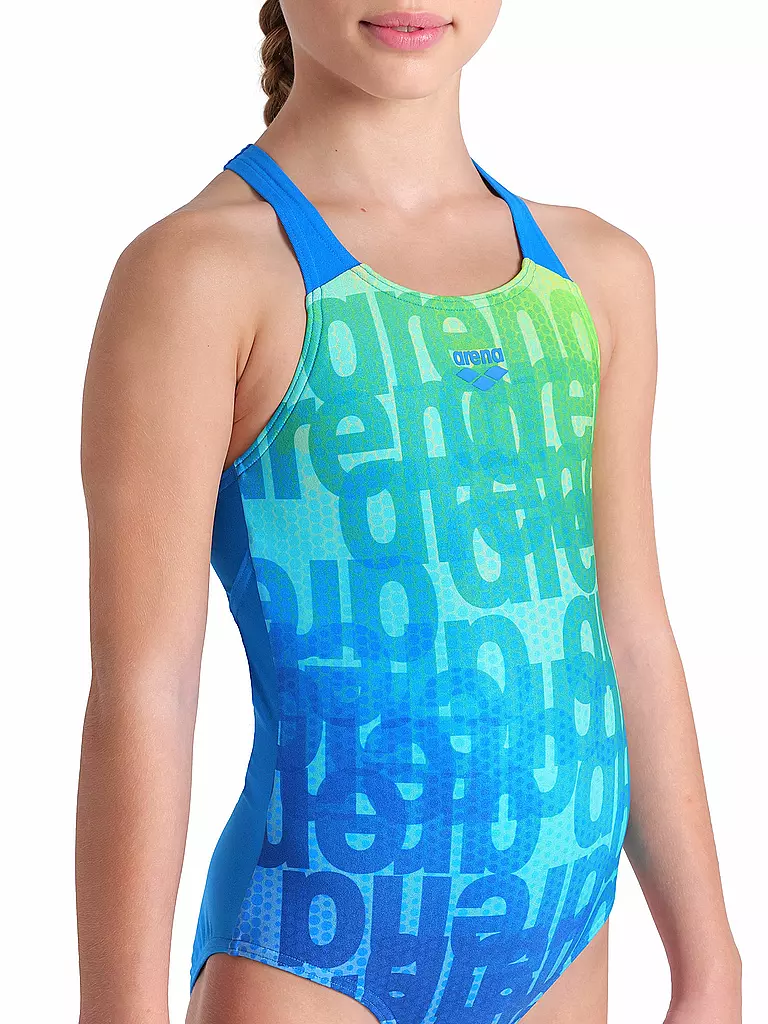 ARENA | Maillot de bain fille multicolore | Bleu