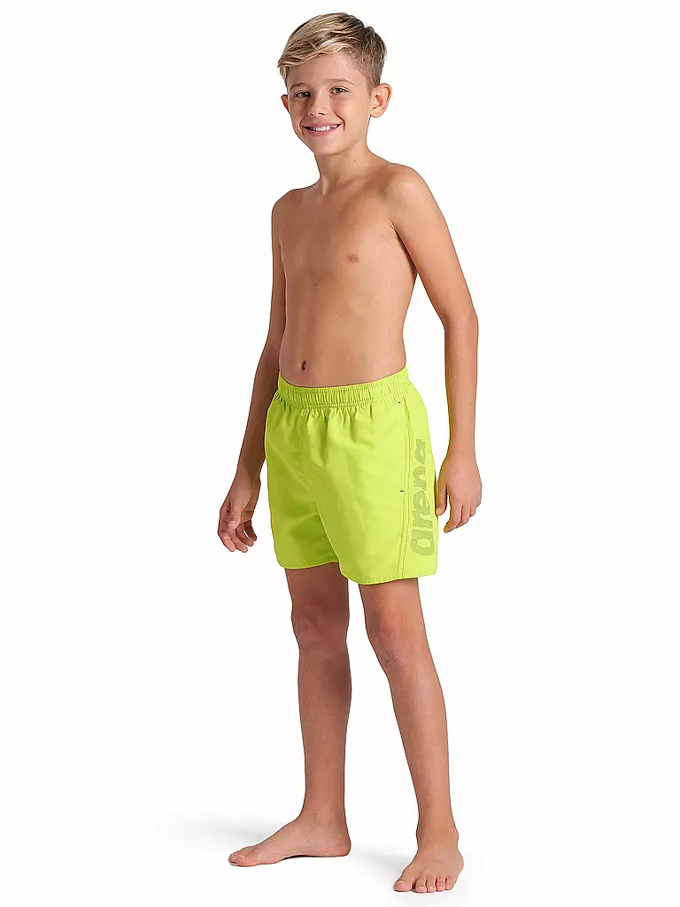 ARENA | Short de bain boxer uni pour garçon | Vert clair