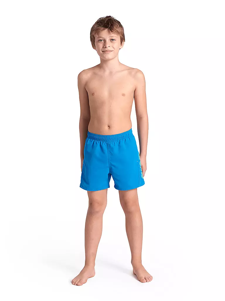 ARENA | Short de bain garçon Fundamentals Logo | Bleu