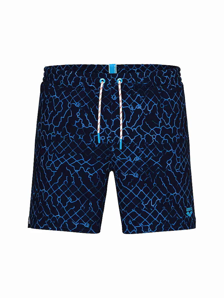 ARENA | Short de bain homme Beach Boxer Allover | Bleu foncé