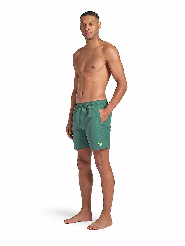 ARENA | Short de bain homme Fundamentals | Vert foncé