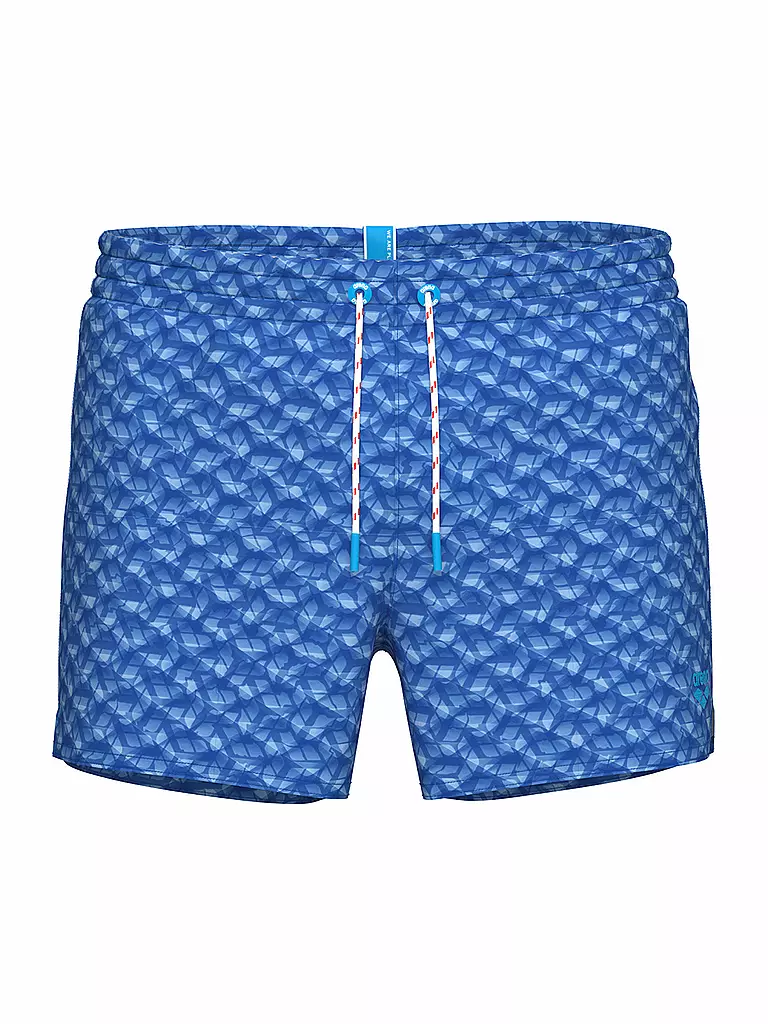 ARENA | Short de bain homme Water Prints | Bleu