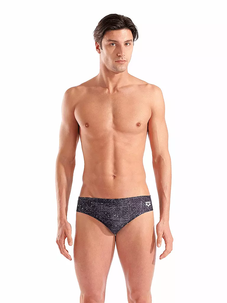 ARENA | Slip de bain côtelé pour hommes | Noir