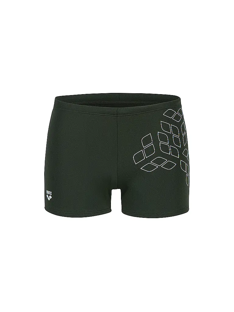 ARENA | Slip de bain homme à jambes Kikko Graphic | Vert foncé