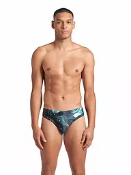 ARENA | Slip de bain homme Allover | Vert foncé