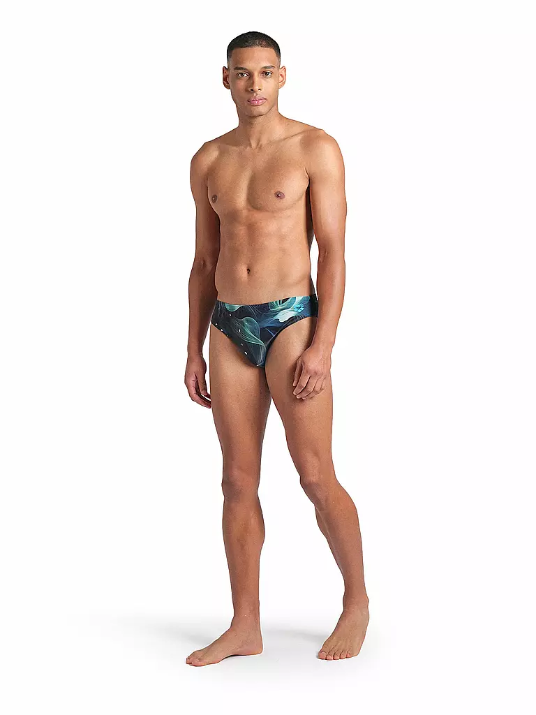 ARENA | Slip de bain homme Allover | Vert foncé