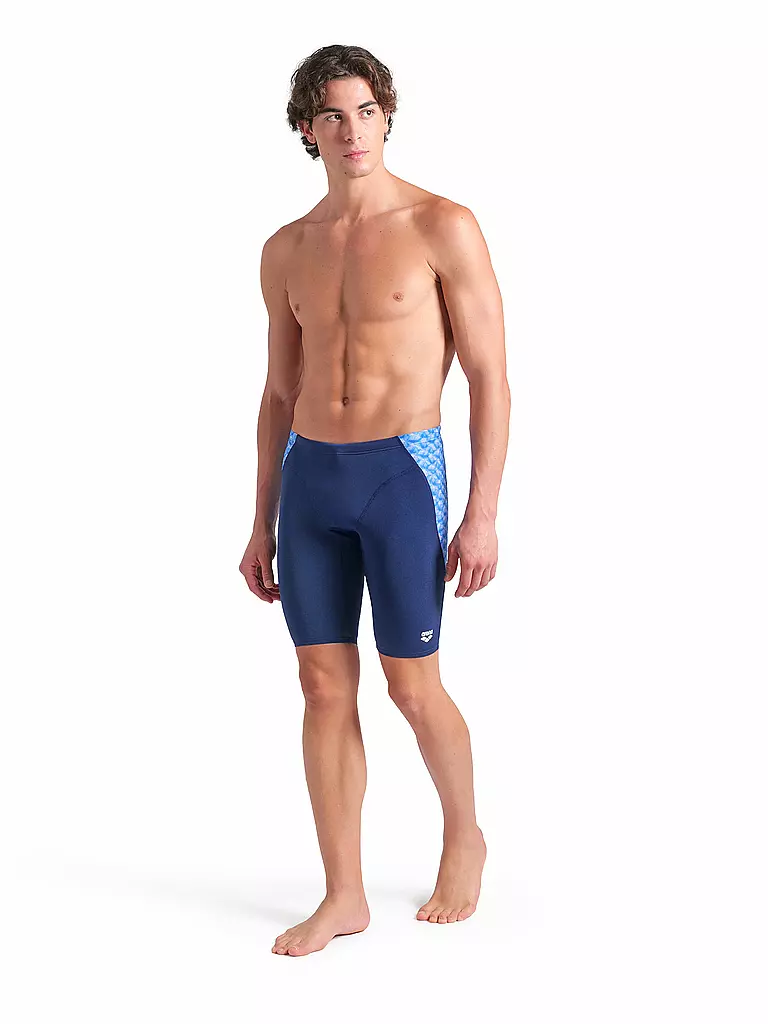 ARENA | Slip de bain jambe Monogram Homme | Bleu foncé