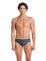 ARENA | Slip de bain Monogram pour hommes | Vert foncé