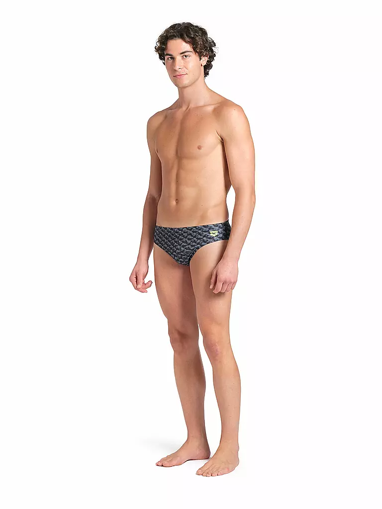 ARENA | Slip de bain Monogram pour hommes | Vert foncé