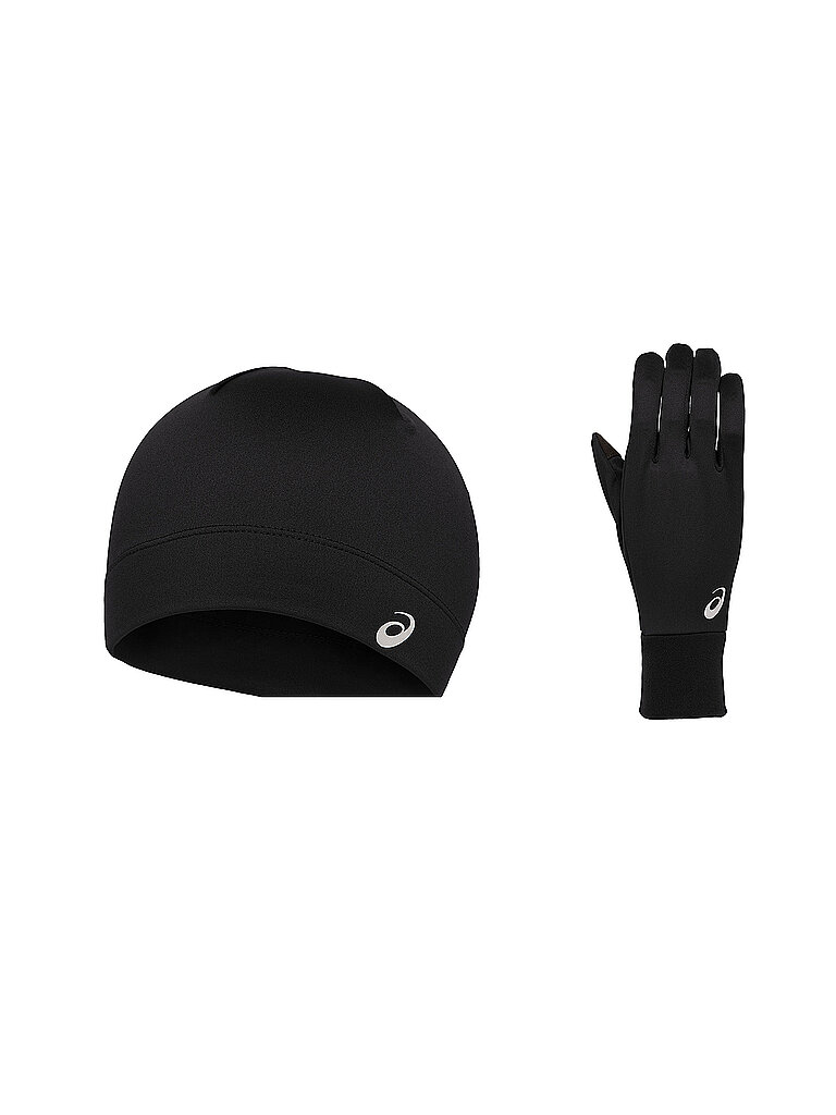 Ensemble de courses bonnet + gants RUNNING PACK noir XS