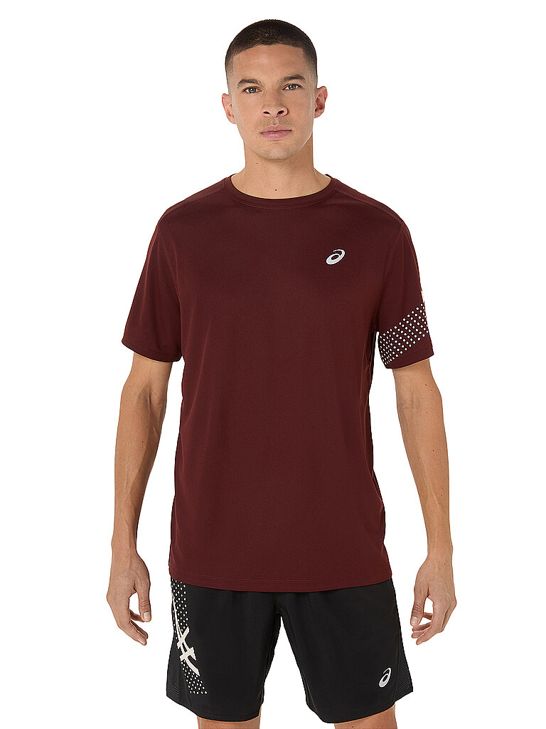 T-shirt de running Icon rouge foncé XL