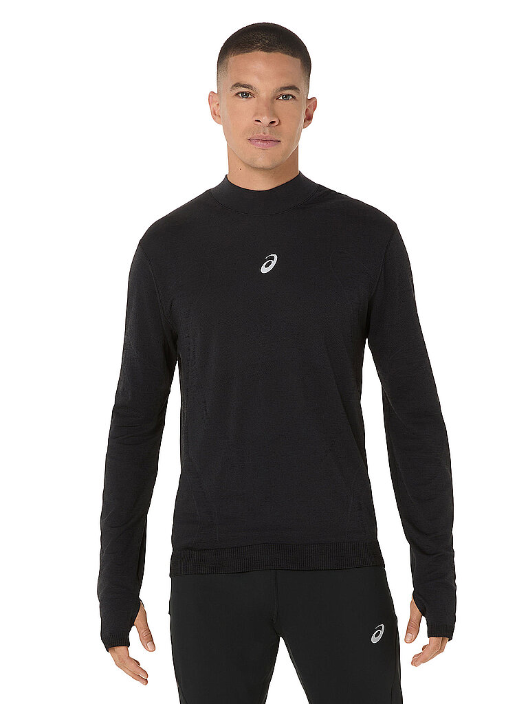 T-shirt de course Road Winter Seamless noir XL