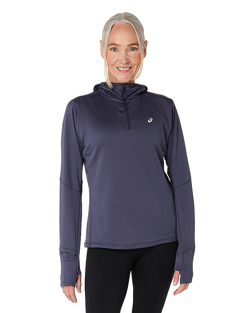 T-shirt de course à pieds Road Winter Hoodie bleu marine M
