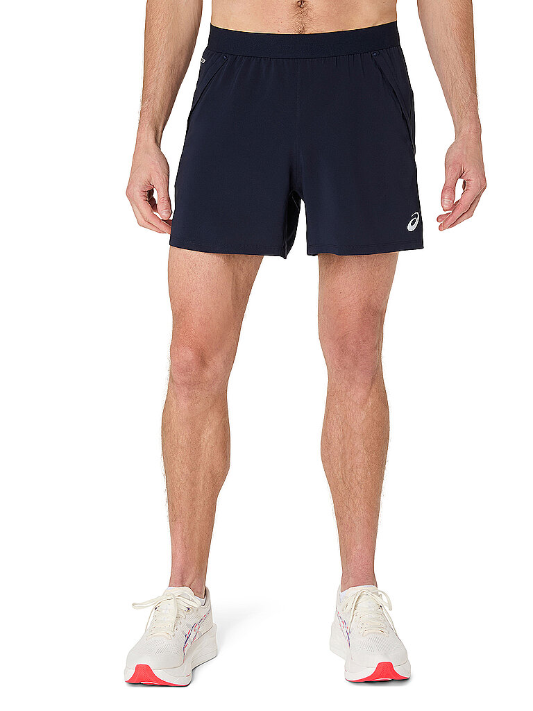 Short de courses Road 5 pouces bleu marine S