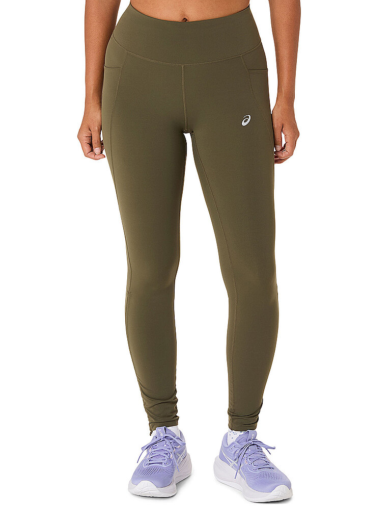 Collant de courses Nagino Run Adjustable olive M