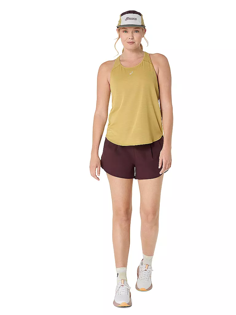 ASICS | Débardeur de course Road pour femmes | Moutarde