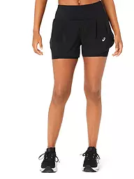 ASICS | Damen 2in1 Laufshort Road 3.5IN | Noir