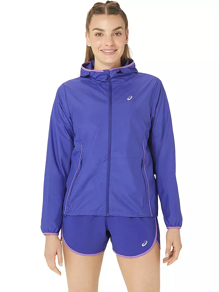 ASICS | Damen Laufjacke Icon Light Packable | Bleu