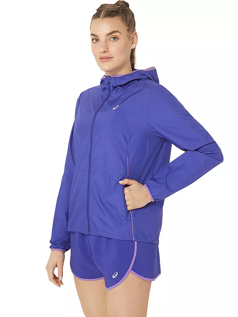 ASICS | Damen Laufjacke Icon Light Packable | Bleu