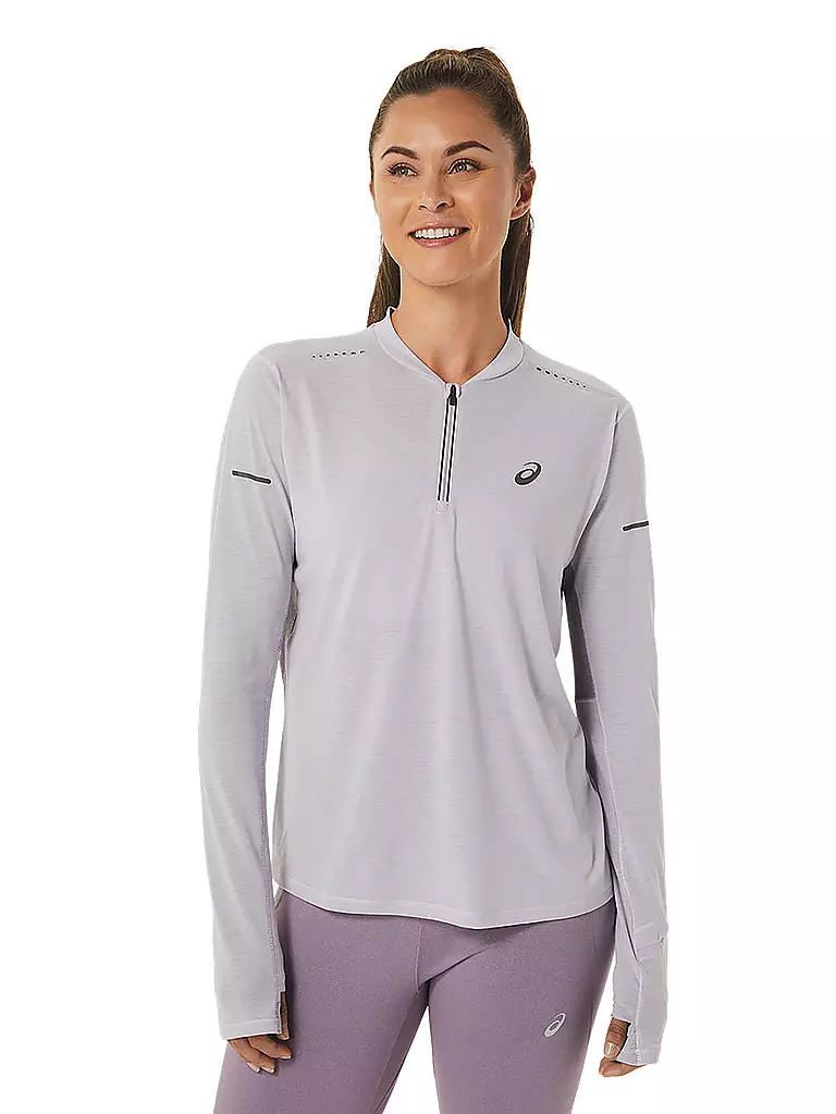 ASICS | Damen Laufshirt METARUN™ 1/2 Zip LS | Lilas